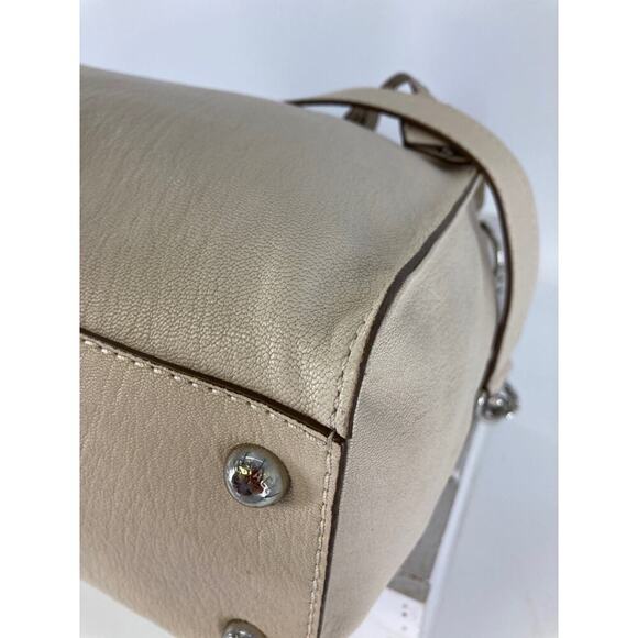 MICHAEL KORS HAMILTON LARGE IVORY LEATHER SHOULDER BAG - Picture 11 of 16